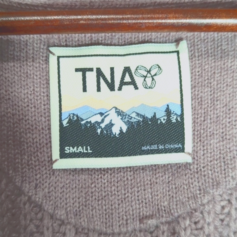 TNA Aritzia Pure Lambs Wool Sweater - Picture 3 of 5